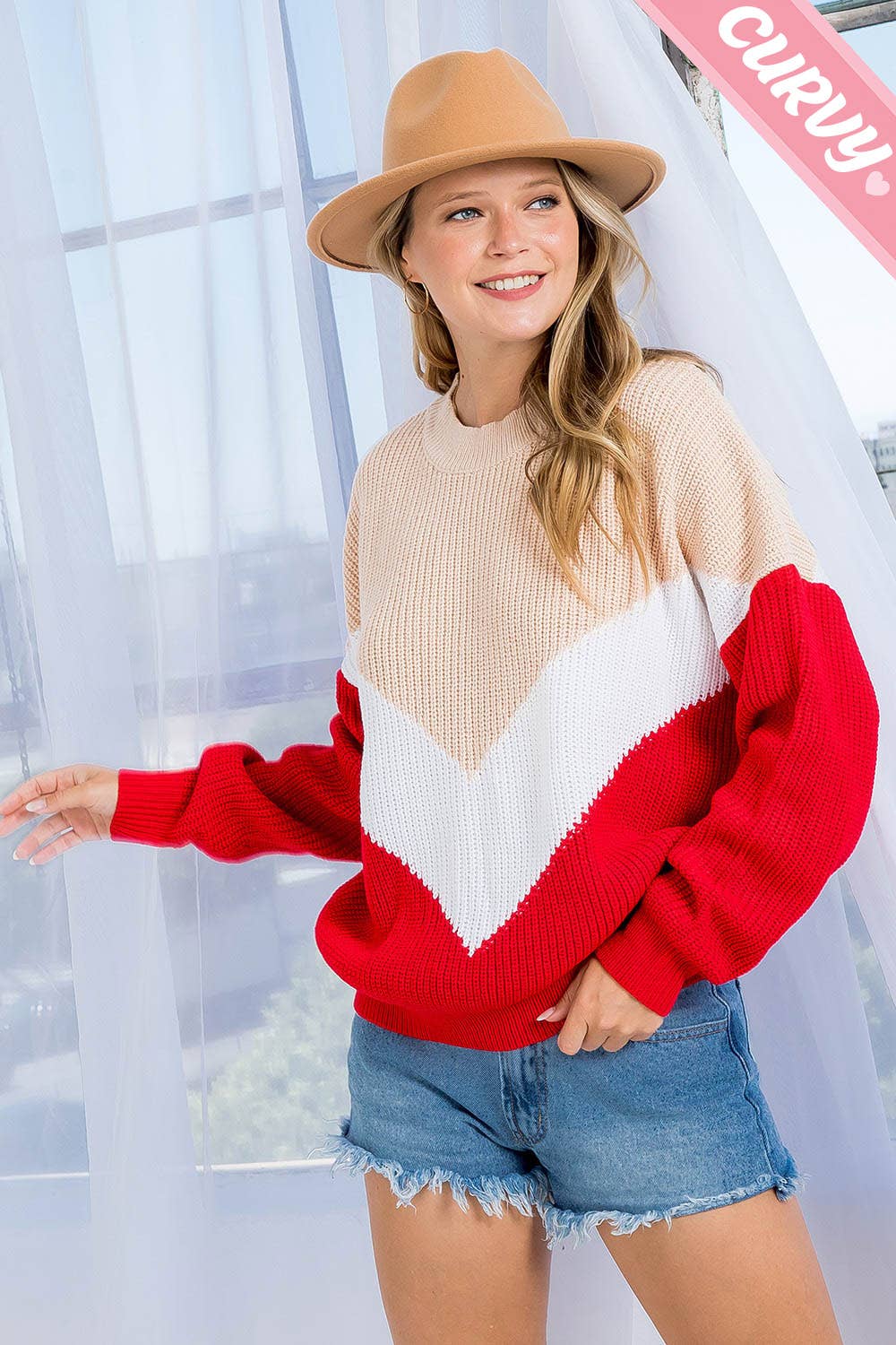 CHEVRON SWEATER