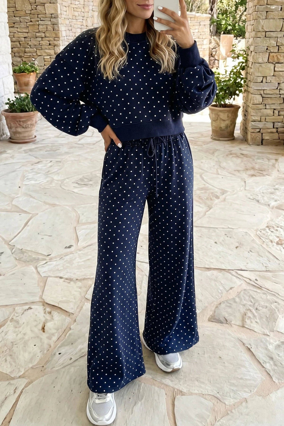 Polka Dot Lounge Set