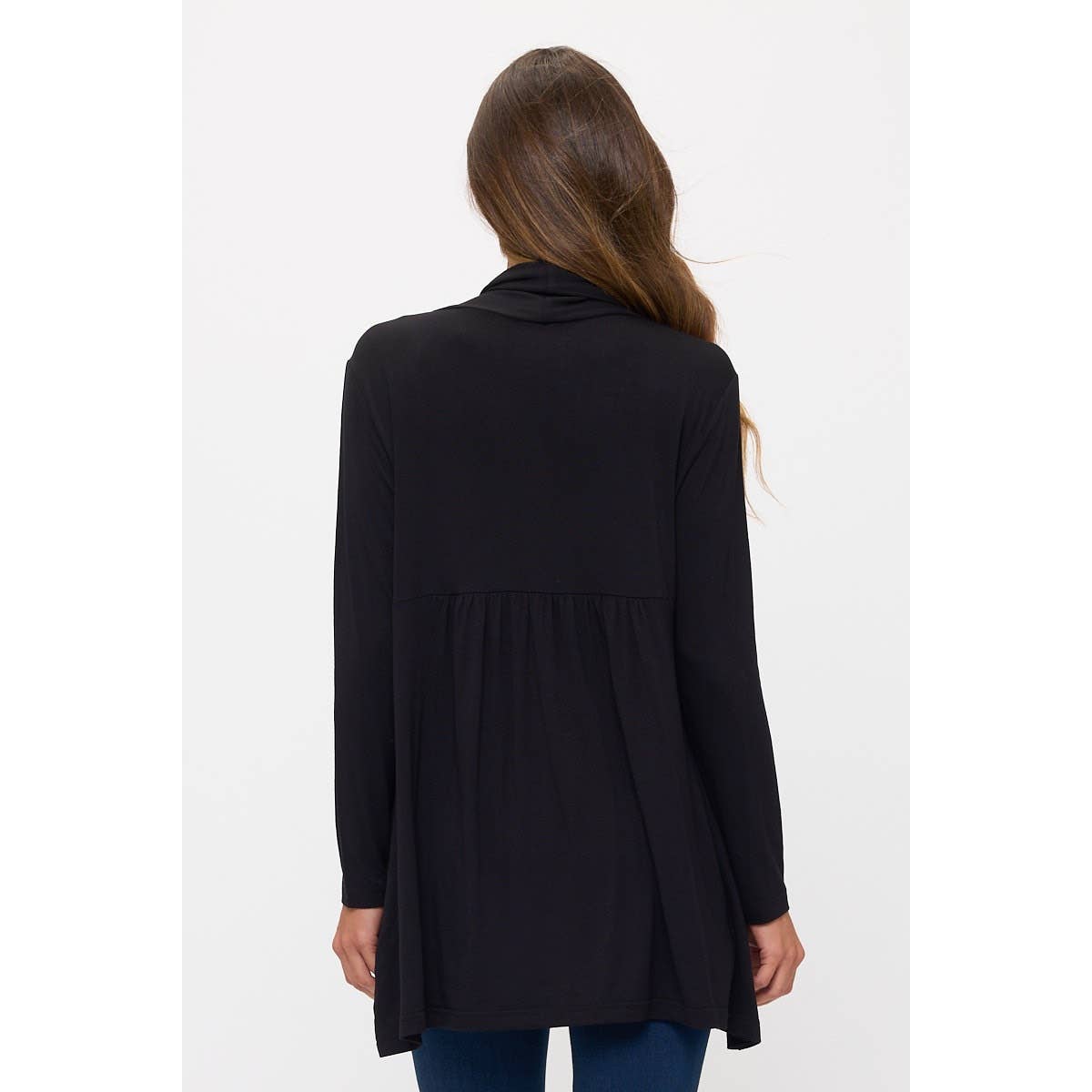 Open Front Pocket Cardigan