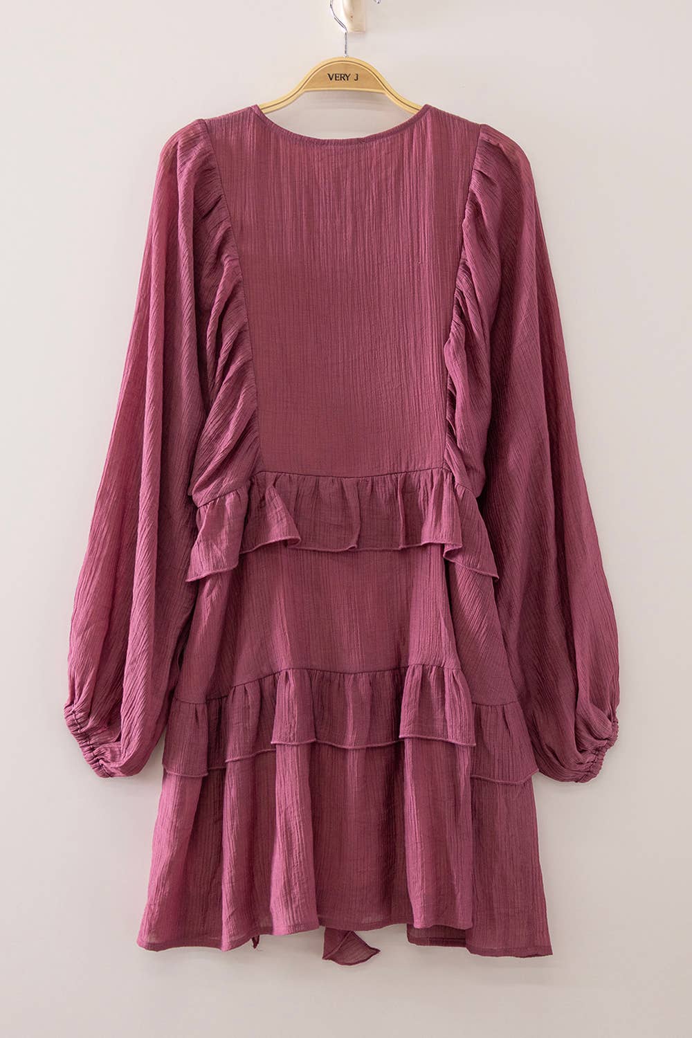Ruffle Tiered Mini Dress