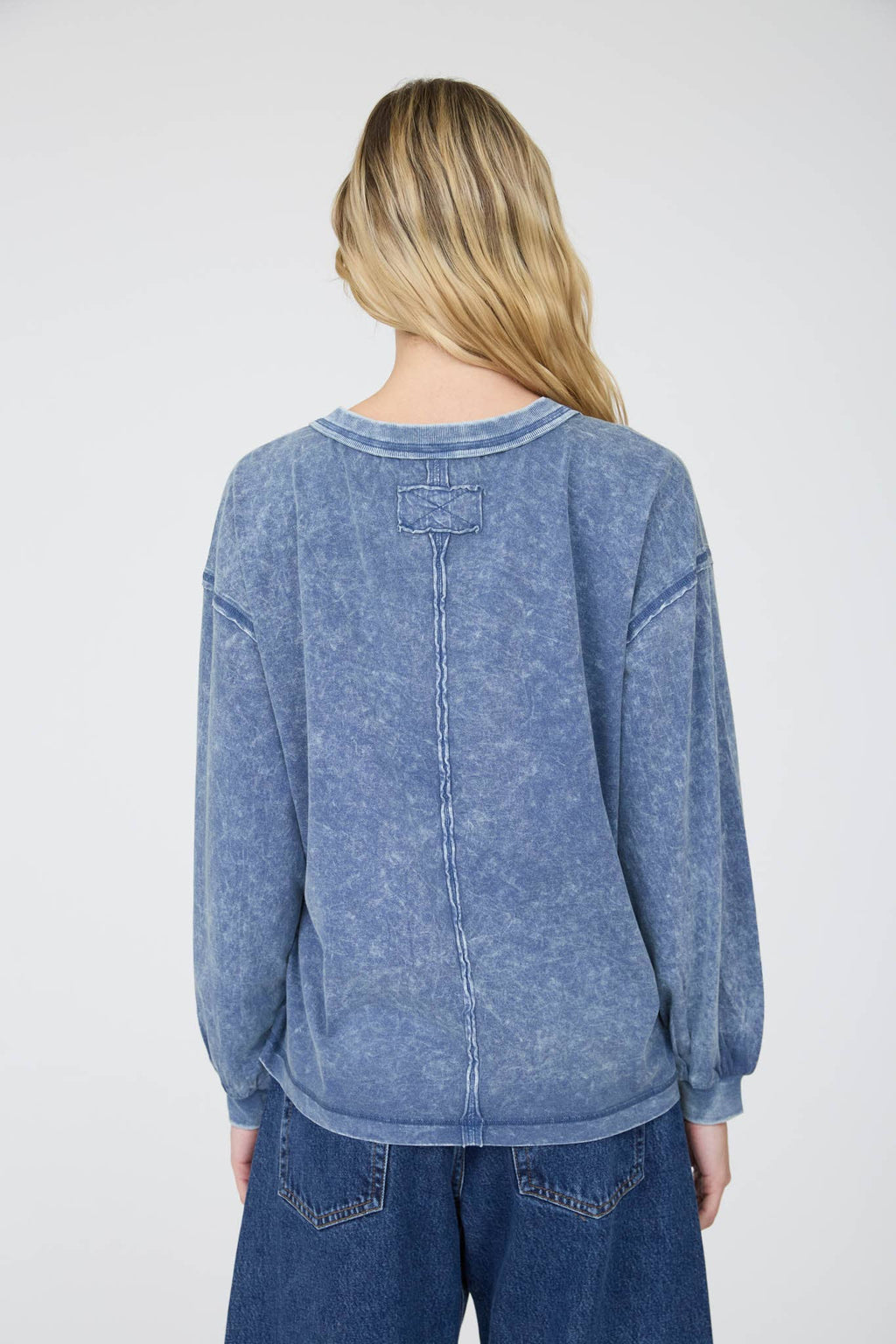 WASHED INVERTED SEAM TOP