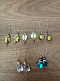 Swarovski Crystal and Bead Earrings