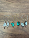 Swarovski Crystal Emerald Cut Earrings