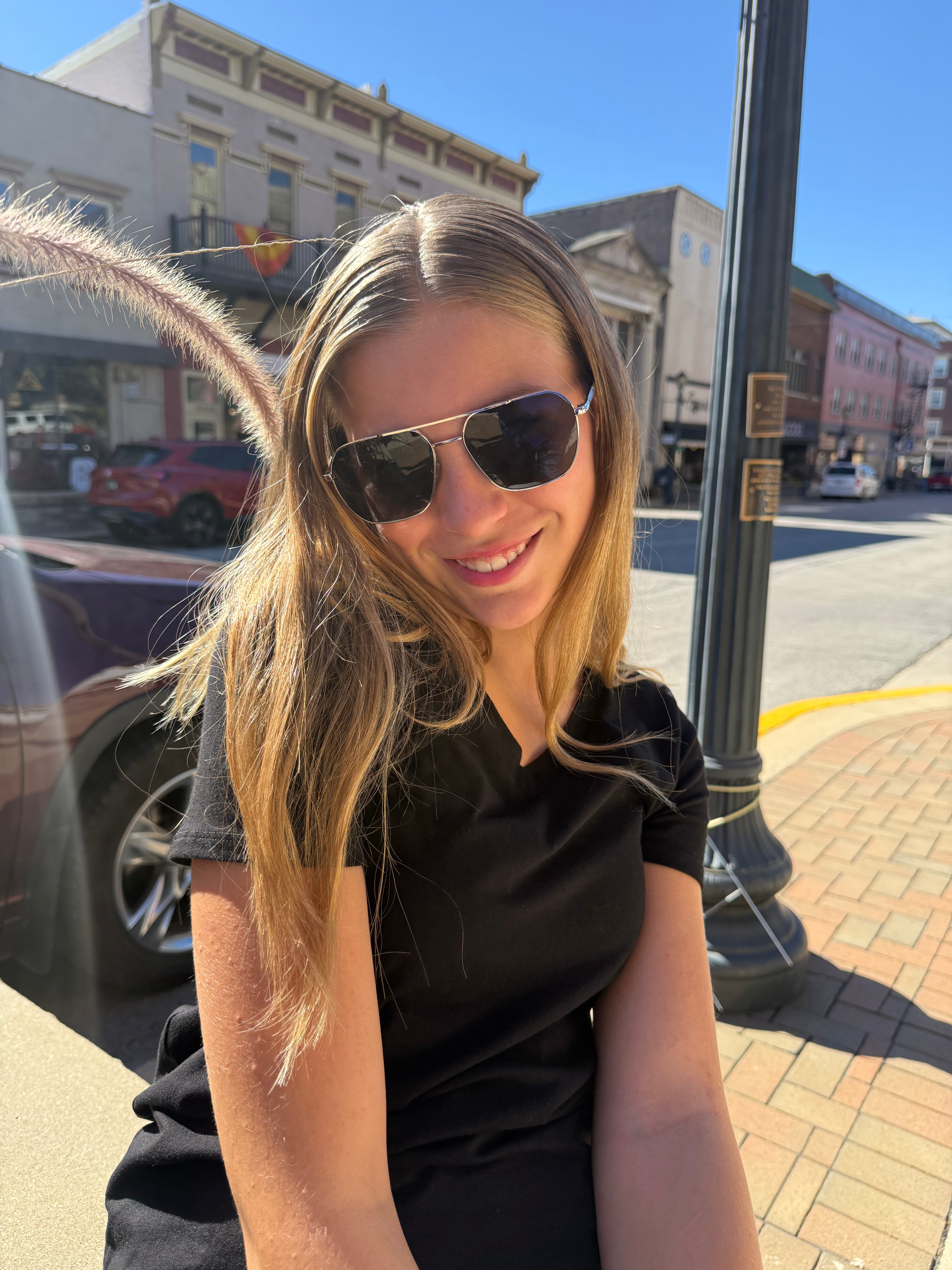 Melanie Square Aviator