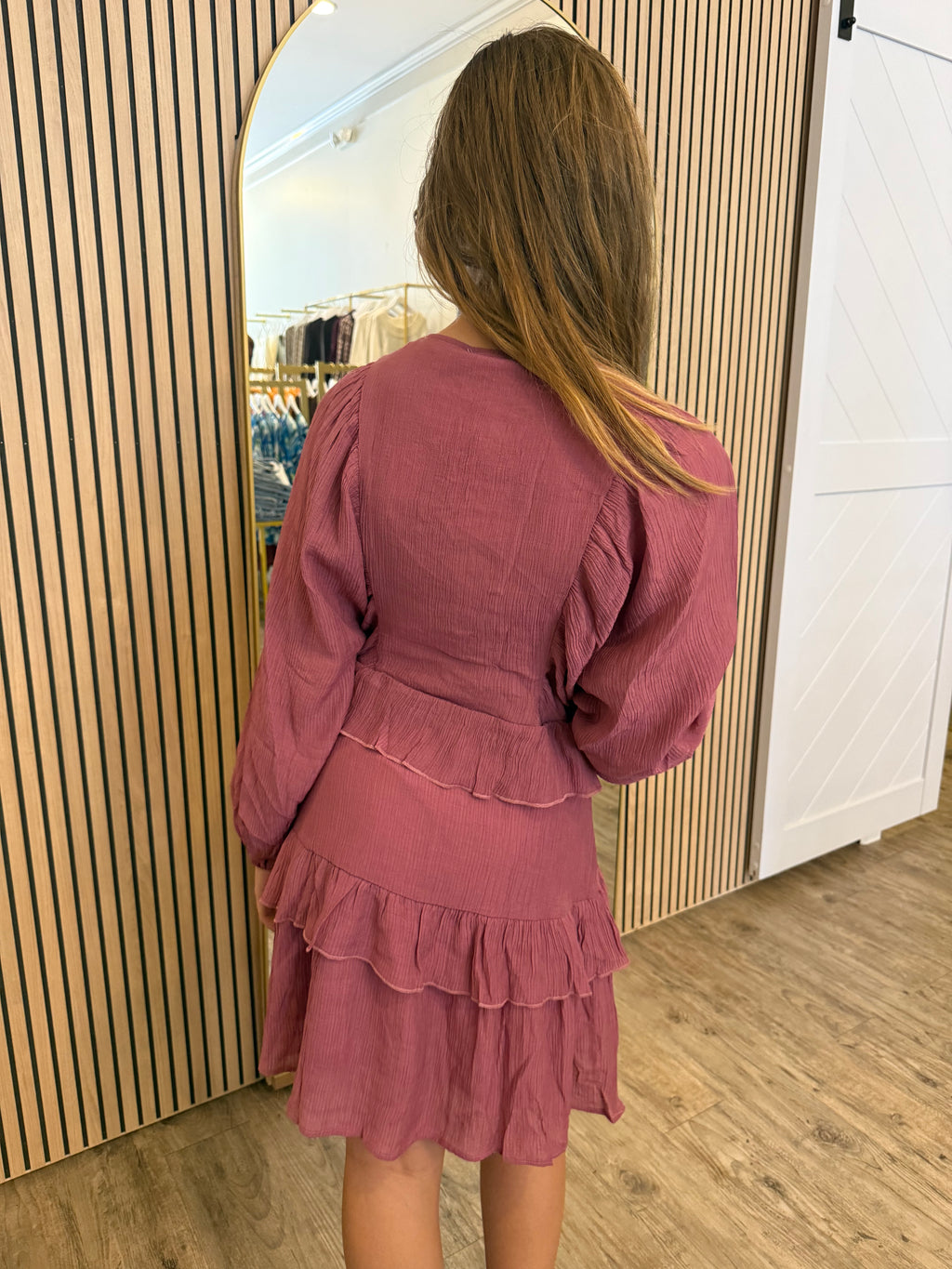 Ruffle Tiered Mini Dress