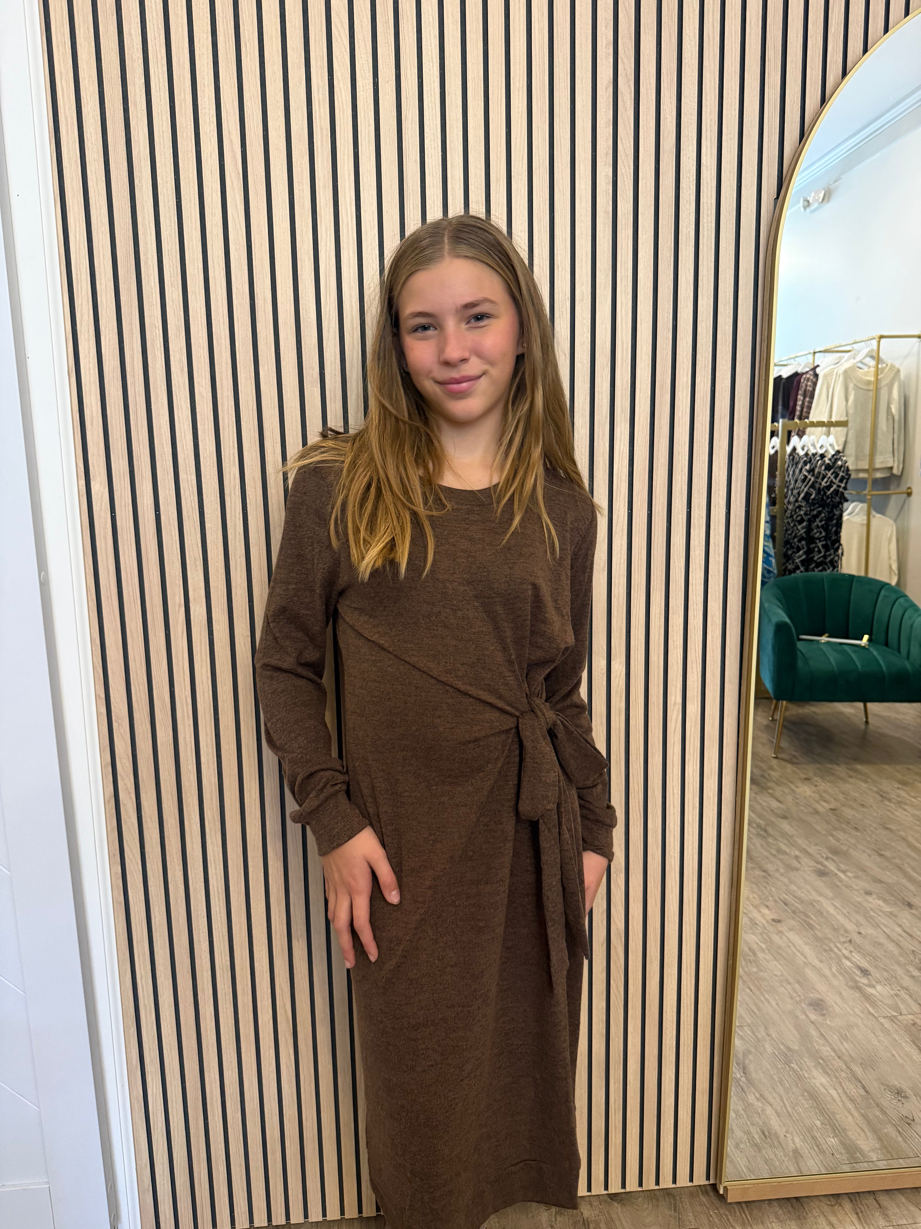 Hacci Knit Tunic Dress Plus Size