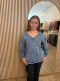 WASHED INVERTED SEAM TOP