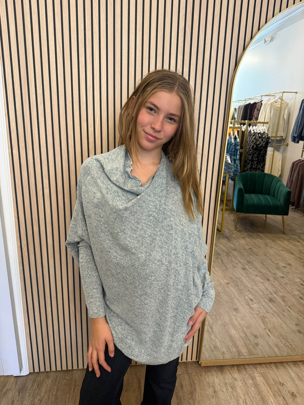 Cowl Neck or Asymmetrical Top