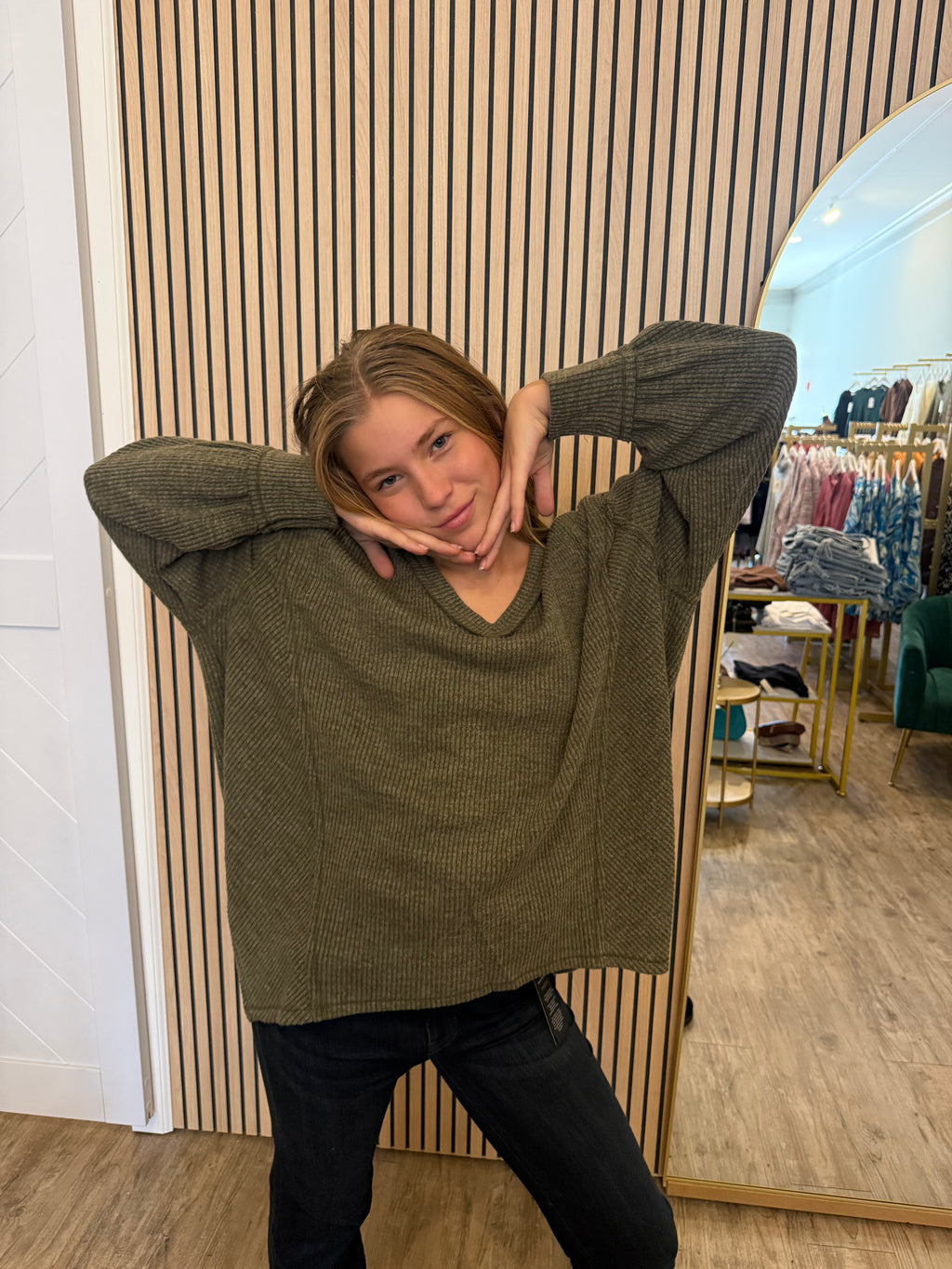 PLUS V NECK ASYMMETRICAL