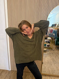 PLUS V NECK ASYMMETRICAL