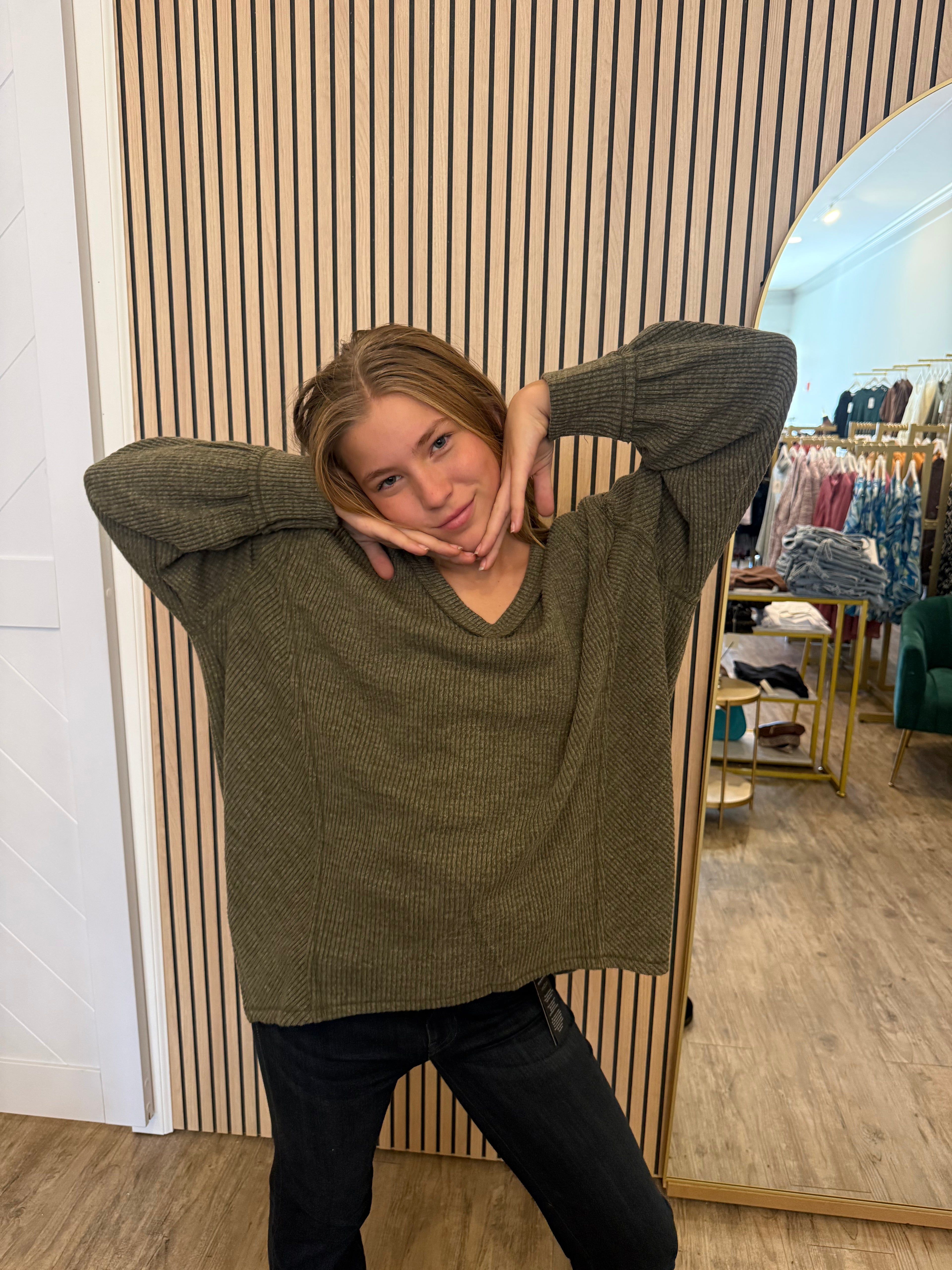 PLUS V NECK ASYMMETRICAL