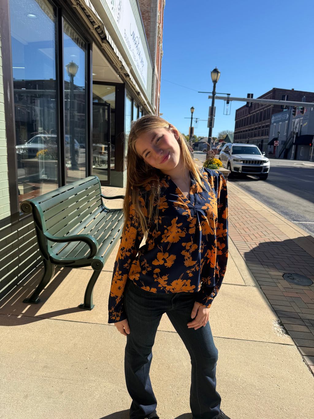 Long-sleeved Printed Shirt