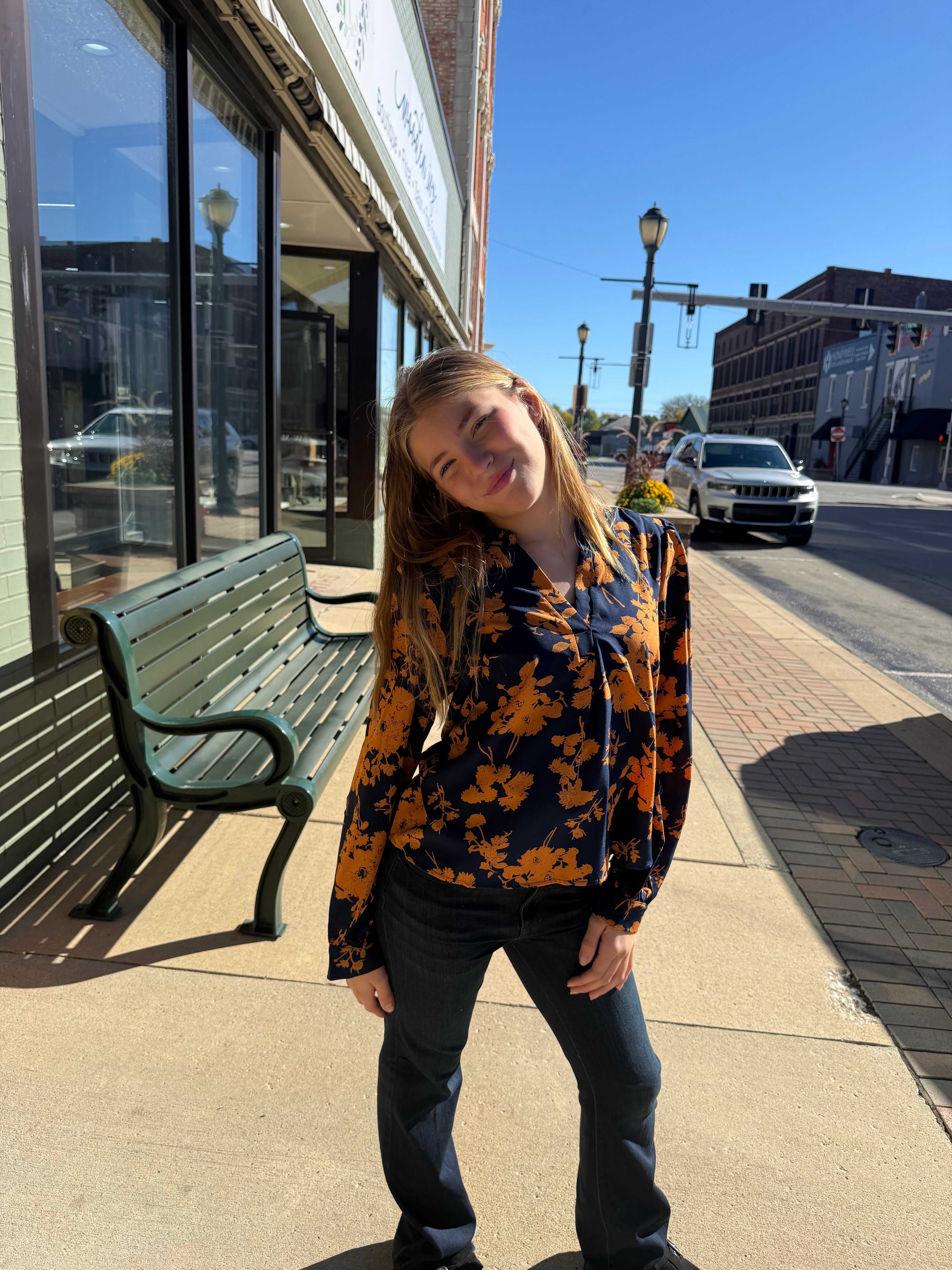 Long-sleeved Printed Shirt