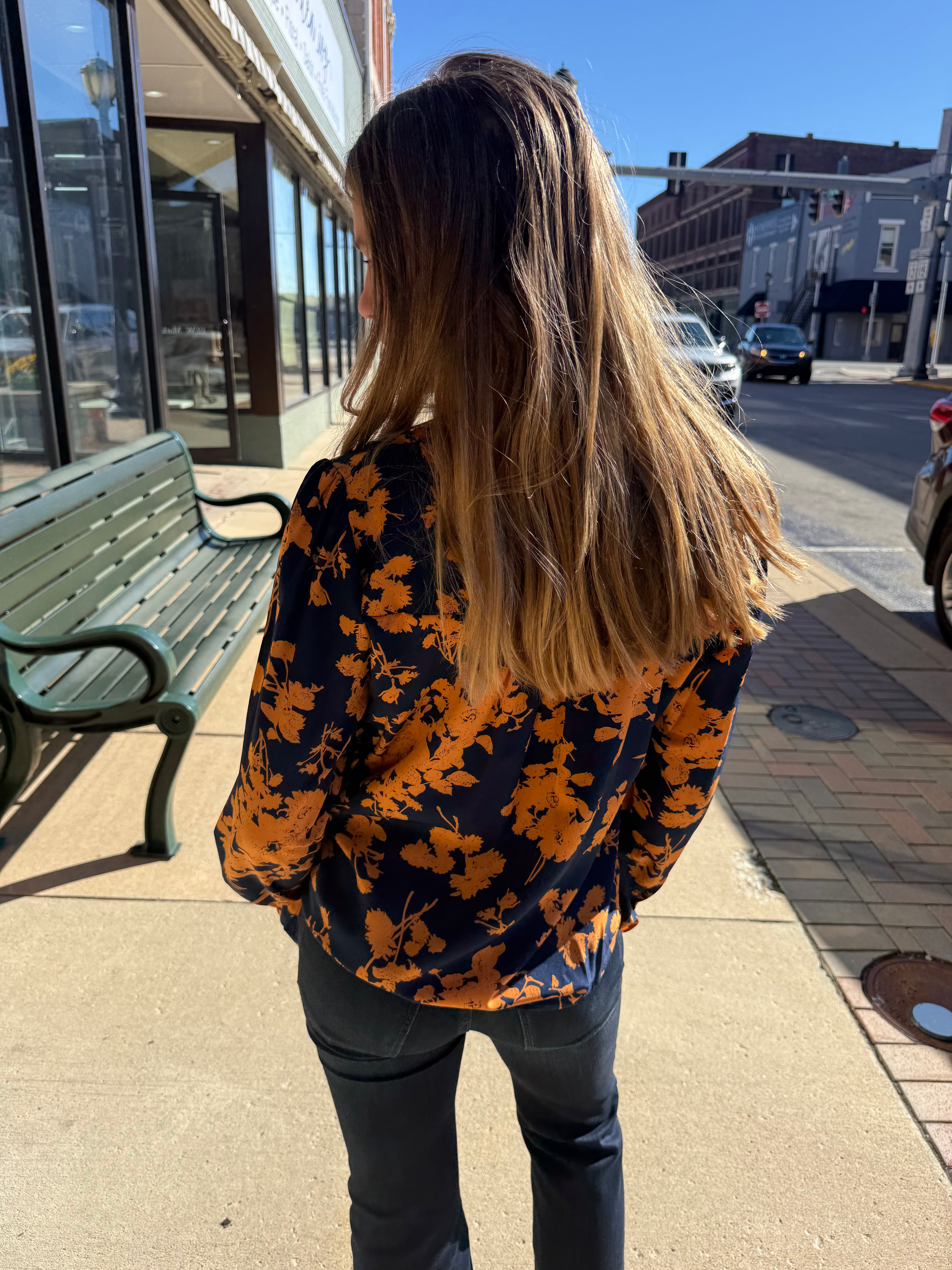 Long-sleeved Printed Shirt