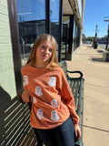 Halloween Ghost Sequin Sweatshirt