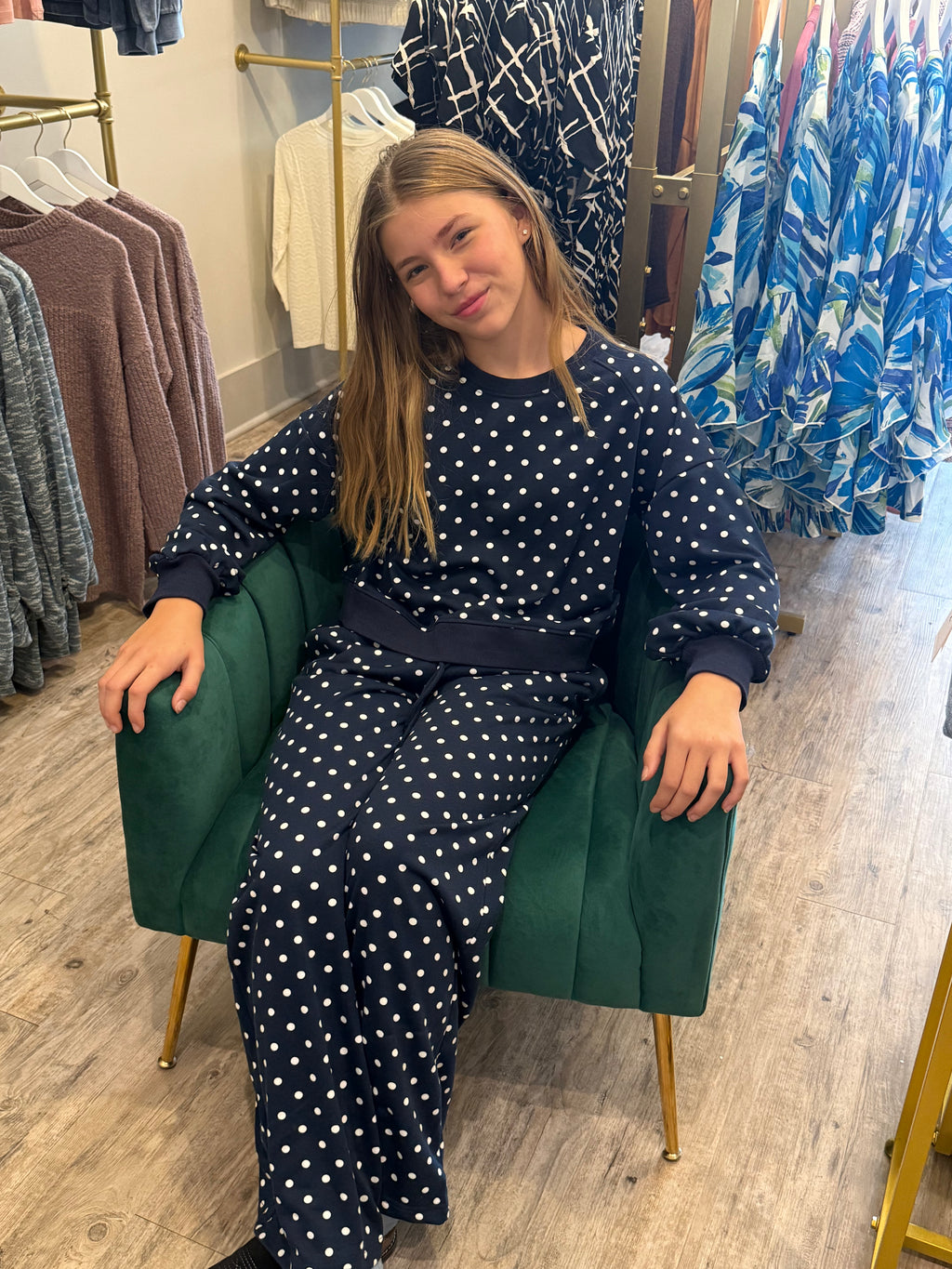 Polka Dot Lounge Set