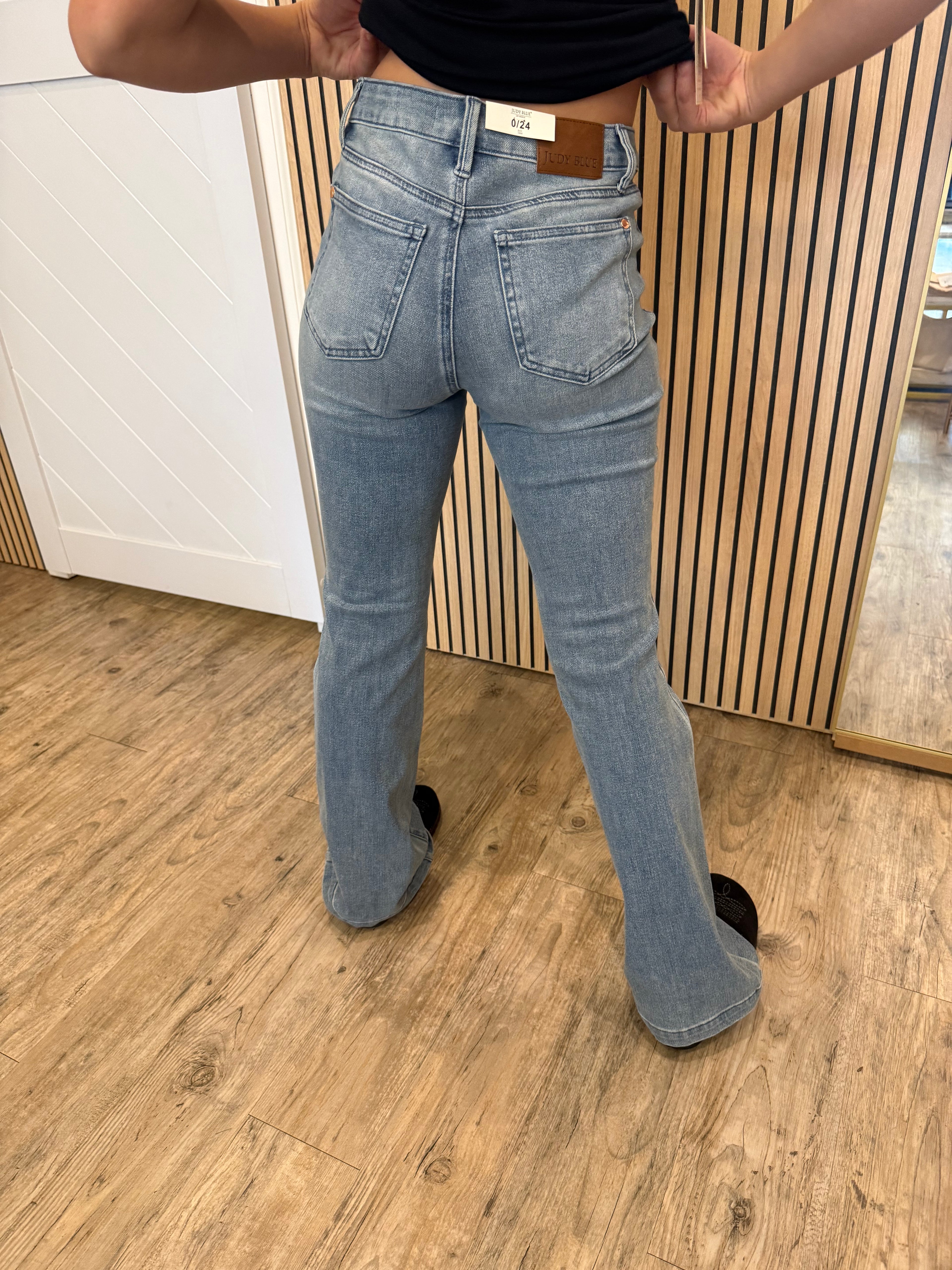 Judy Blue Bootcut/Front Patch Pocket