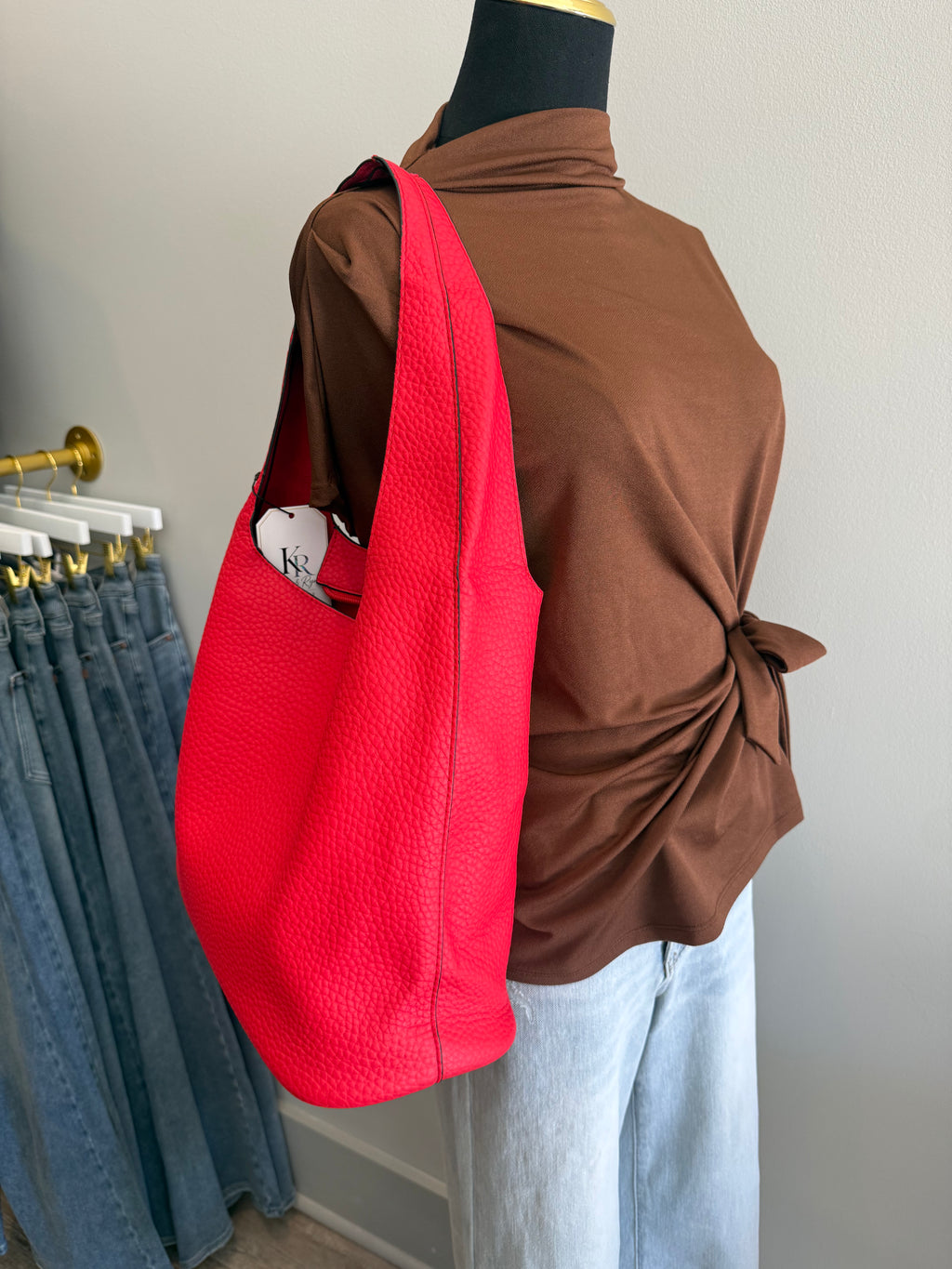 Shannon Soft Classic Hobo w/ Inner Bag