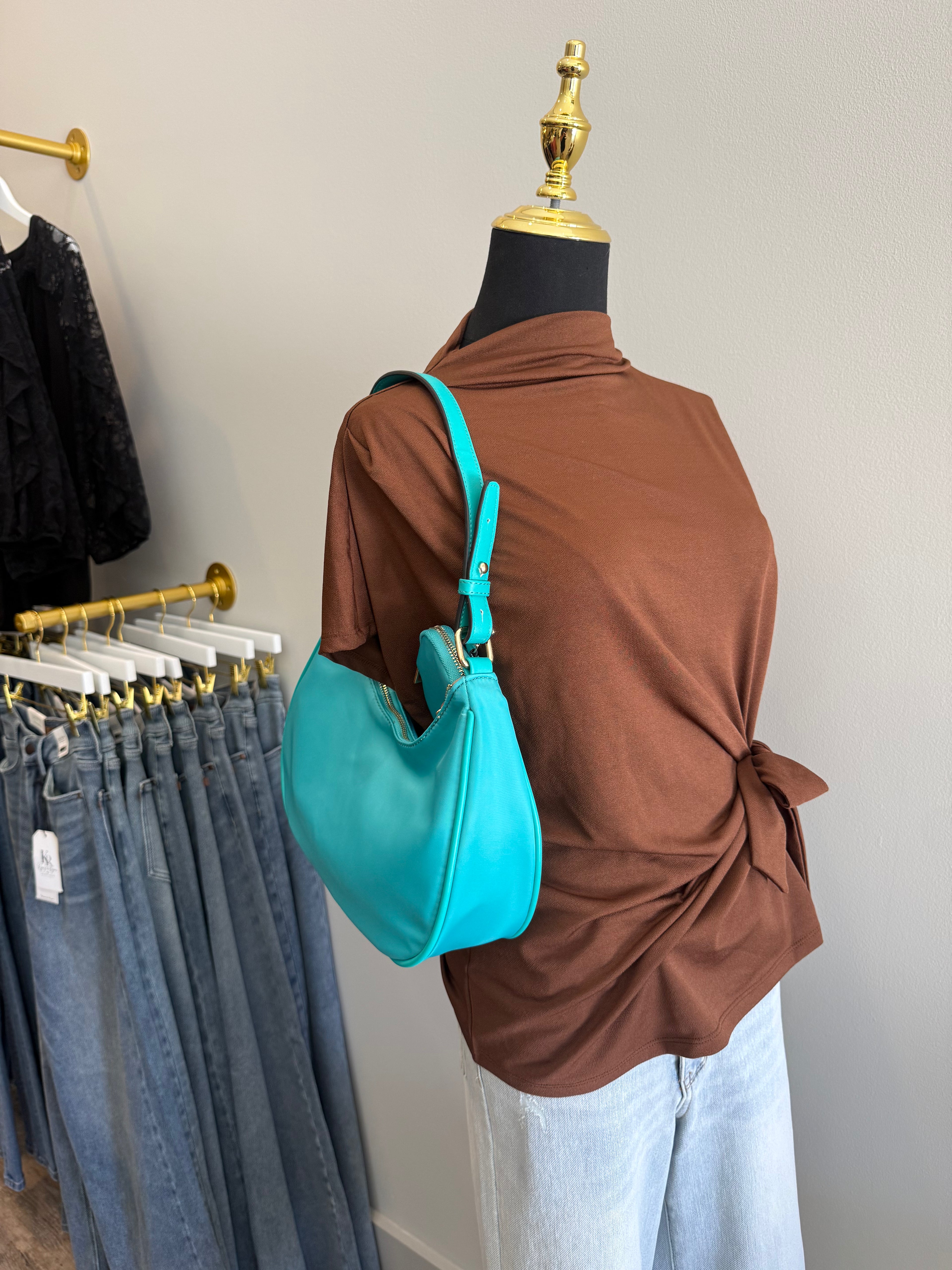 Jada Nylon Shoulder Bag w/ Coin Pouch