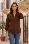 3/4 Length Sleeve Blouse