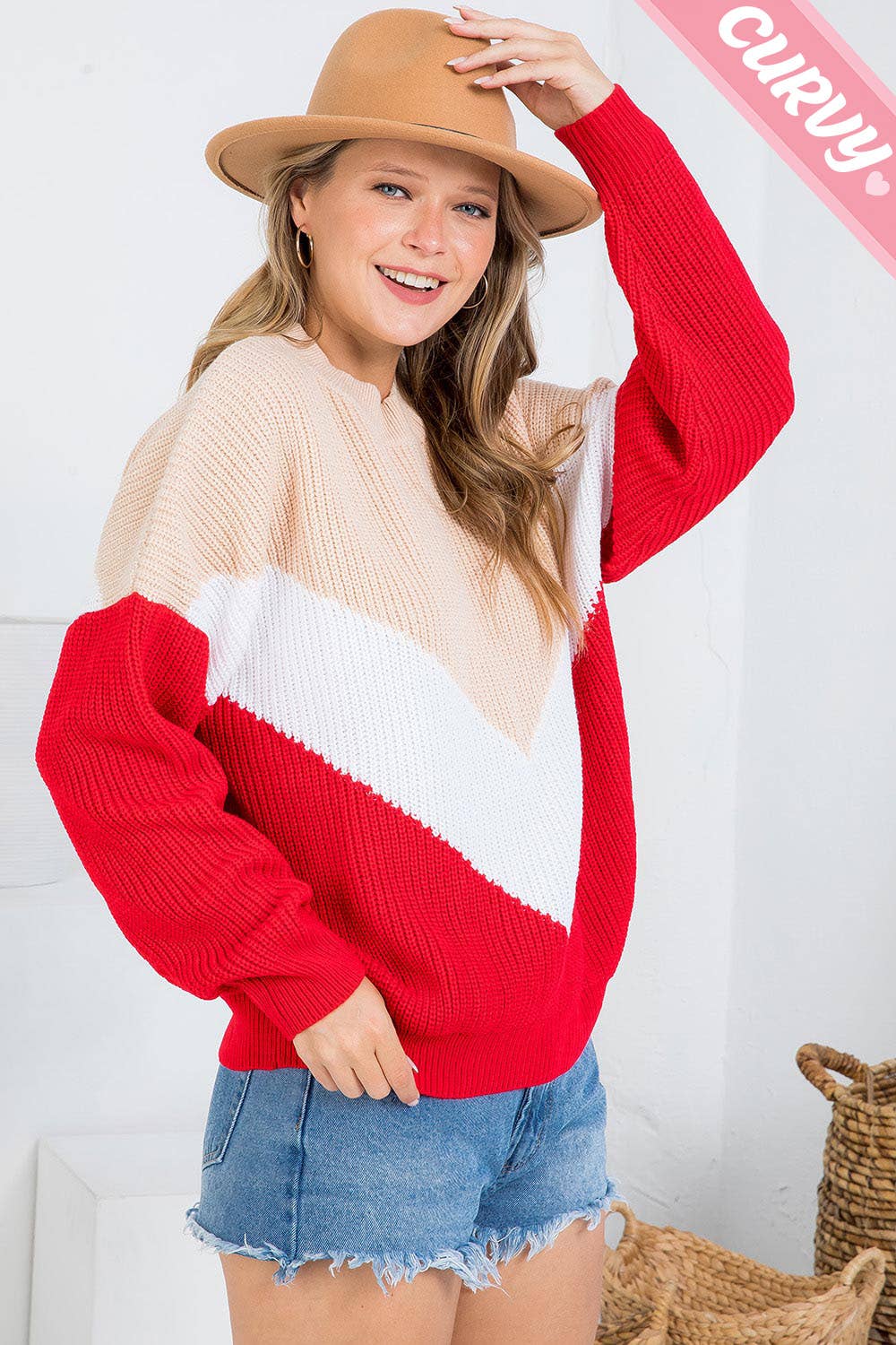 CHEVRON SWEATER
