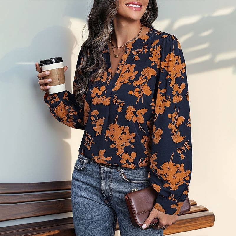 Long-sleeved Printed Shirt