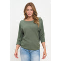 DIAGONAL DOLMAN SWEATSHIRT
