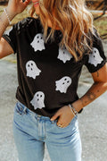 Glitter Ghost Halloween Tshirt