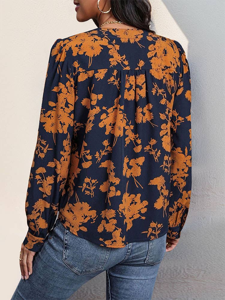 Long-sleeved Printed Shirt