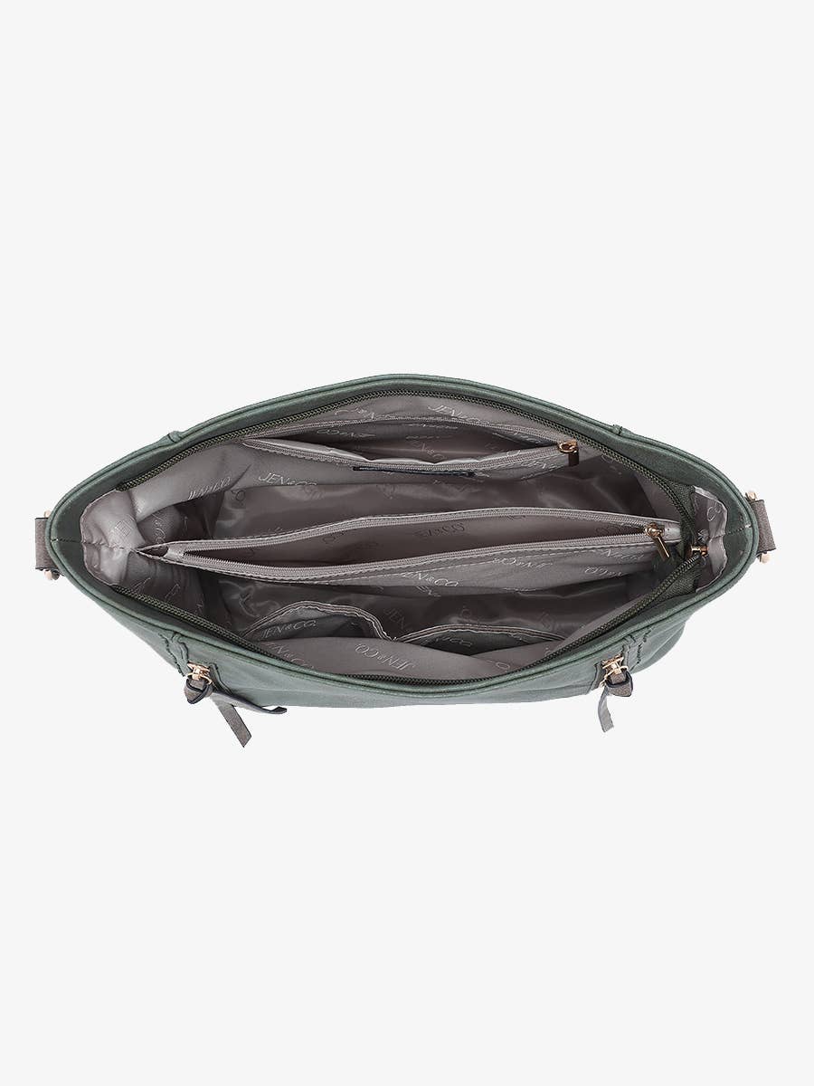 Mina Distressed Hobo Bag