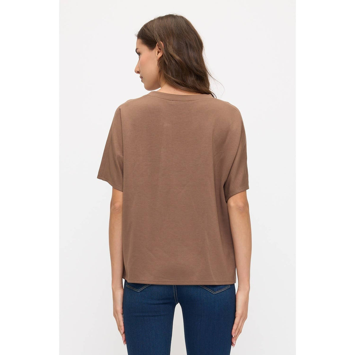 Boxy Dolman Modal Top