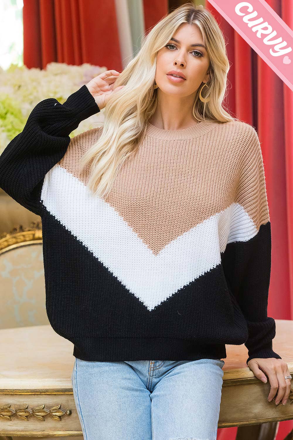 CHEVRON SWEATER